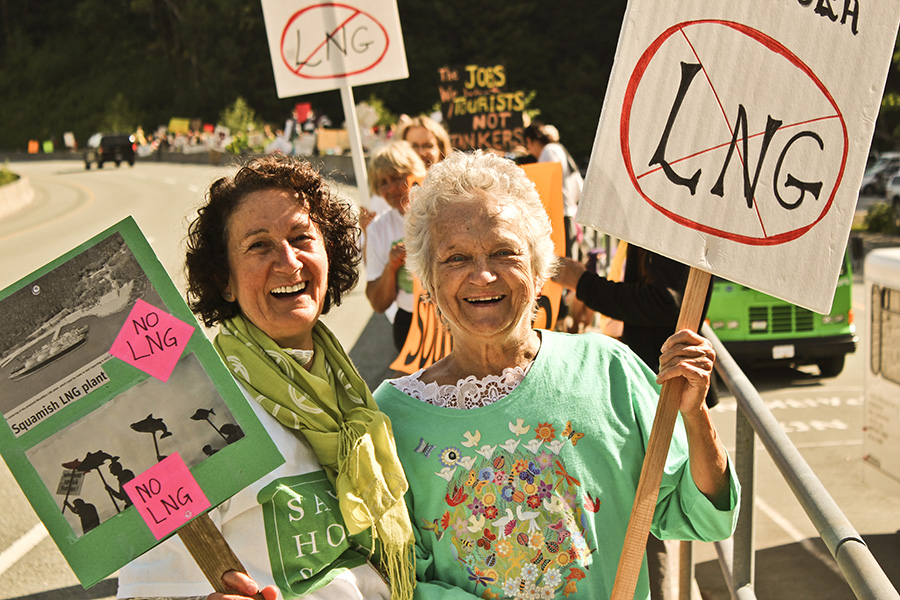 Our very first demonstration to #StopWoodfibreLNG