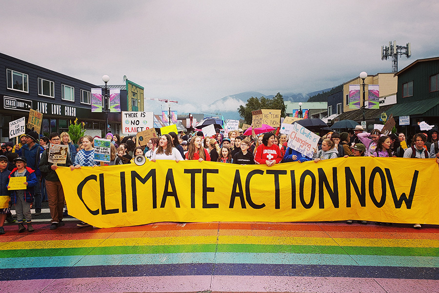 Climate strike in Squamish